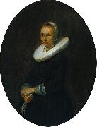 Gerard ter Borch the Younger Portrait of Johanna Bardoel (1603-1669). Sweden oil painting artist